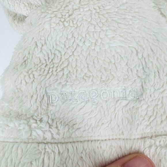 Patagonia Half Zip Soft Teddy Jacket Cream Sherpa Women’s Size S - Picture 4 of 4